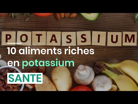 10 aliments riches en potassium
