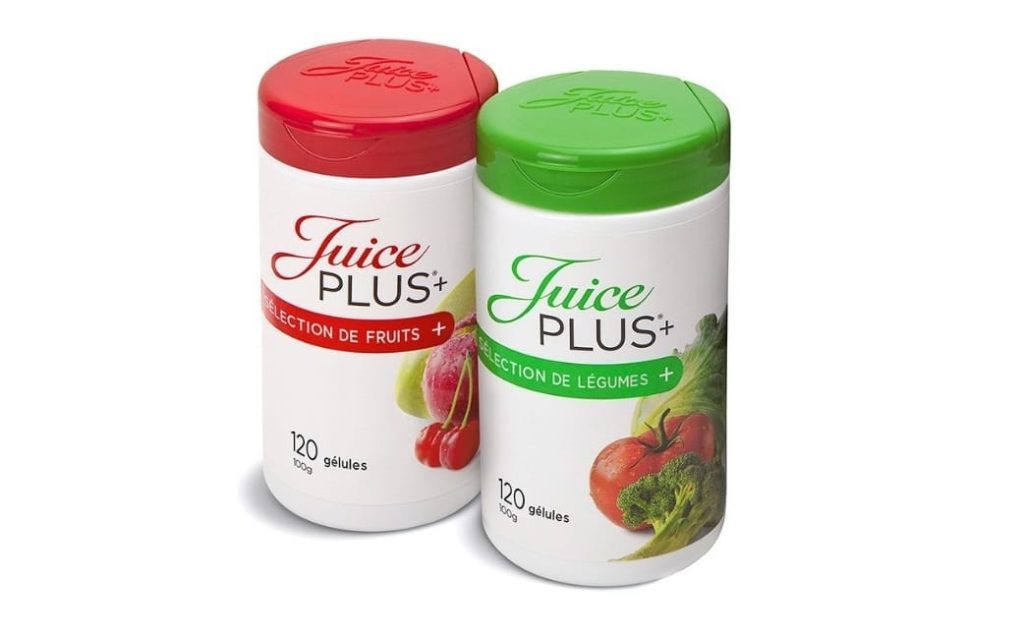 Boîtes de gélules Fruits et légumes de Juice Plus